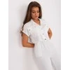 Italy Moda Kombinezonas-DHJ-KO-17698.54-baltas