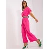 Italy Moda Moterims kombinezonas DHJ-KO-5126.54-tamsiai rožinis