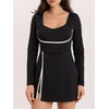 Italy Moda Kombinezonas-MI-KO-393343.08-juoda