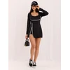 Italy Moda Kombinezonas-MI-KO-393343.08-juoda