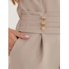 Italy Moda Kombinezonas-MI-KO-A31031.71-ciemny bezowy