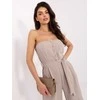 Italy Moda Kombinezonas-MI-KO-A5444.92-ciemny bezowy