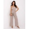 Italy Moda Kombinezonas-MI-KO-A5444.92-ciemny bezowy