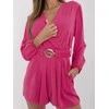 Italy Moda Kombinezonas-MI-KO-T44.70-fuksjowy