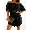 Italy Moda Kombinezonas-MO-KO-0626.84-juoda