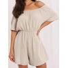 Italy Moda Kombinezonas-MO-KO-0626.86-smėlio spalva