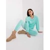 Italy Moda Veliūrinis komplektas moterimsDHJ-KMPL-8328.48-mietowy