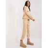Italy Moda Veliūrinis komplektas moterimsDHJ-KMPL-8328.97-smėlio spalva