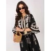Italy Moda Laisvalaikio kostiumas moterims-IR-KMPL-7282.08P-juoda