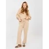 Italy Moda Laisvalaikio kostiumas moterims-IT-KMPL-10015.58-smėlio spalva