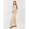 Italy Moda Laisvalaikio kostiumas moterims-IT-KMPL-10015.58-smėlio spalva