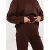Italy Moda Laisvalaikio kostiumas moterims-IT-KMPL-9860.61-ciemny ruda