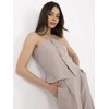 Italy Moda Laisvalaikio kostiumas moterims-MI-KMPL-A2349.75-ciemny bezowy