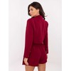 Italy Moda Kostiumėlis moterims-MI-KMPL-C682.76-bordinė