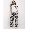 Italy Moda Kostiumėlis moterims-MI-KMPL-M58091.88-juoda-balta