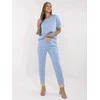 Italy Moda Kostiumėlis moterims-MI-KMPL-M61941.96-mėlyna