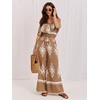 Italy Moda Laisvalaikio kostiumėlis moterims-MO-KMPL-126175.85-tamsiai smėlio spalvos