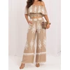 Italy Moda Komplet-MO-KMPL-126175.85-smėlio spalva