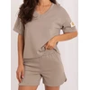 Italy Moda Komplet-MO-KMPL-M61773xy.86-ciemny bezowy