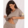 Italy Moda Komplet-MO-KMPL-M61773xy.86-ciemny bezowy