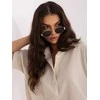 Italy Moda Koszula-IT-KS-FL10320.12-smėlio spalva
