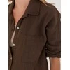 Italy Moda Koszula-MI-KS-2337.18-ciemny ruda