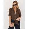 Italy Moda Koszula-MI-KS-2337.18-ciemny ruda
