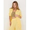 Italy Moda Koszula-MI-KS-2337.18-jasny geltona