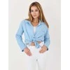 Italy Moda Koszula-MI-KS-2337.77-šviesiai mėlyna