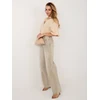 Italy Moda Koszula-MI-KS-3389A.90-jasny smėlio spalva