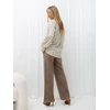 Italy Moda Koszula-MI-KS-4397.90-jasny smėlio spalva