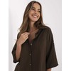 Italy Moda Koszula-MI-KS-6537.74P-ciemny ruda