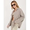 Italy Moda Koszula-MI-KS-82377.83-ciemny bezowy