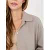 Italy Moda Koszula-MI-KS-82377.83-ciemny bezowy