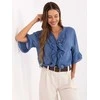 Italy Moda Koszula-MI-KS-92224.95-ciemny mėlyna