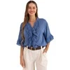 Italy Moda Koszula-MI-KS-92224.95-ciemny mėlyna
