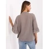 Italy Moda Koszula-MI-KS-92224.95-ciemny bezowy