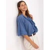 Italy Moda Koszula-MI-KS-92224.95-ciemny mėlyna