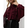 Italy Moda Koszula-MI-KS-A2818.09-ciemny violetinė