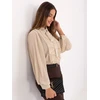 Italy Moda Koszula-MI-KS-A2818.09-jasny smėlio spalva