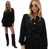 Italy Moda Koszula-MI-KS-C306.70-juoda