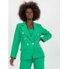 Italy Moda Švarkas moterims DHJ-MA-15555.00P-žalia
