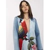 Italy Moda Švarkas moterims DHJ-MA-18525-33.18-mėlyna