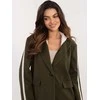Italy Moda Švarkas moterims -DHJ-MA-A8398.14X-khaki