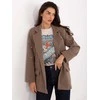 Italy Moda Švarkas moterims IT-MA-18365.97-ciemny bezowy