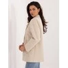 Italy Moda Švarkas moterims -IT-MA-18365.97-jasny smėlio spalva