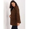 Italy Moda Švarkas moterims IT-MA-18365.97-ruda