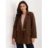 Italy Moda Švarkas moterims IT-MA-18365.97-ruda