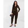 Italy Moda Švarkas moterims -IT-MA-22201.82-ciemny ruda
