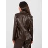 Italy Moda Švarkas moterims -IT-MA-FL10092.15-ciemny ruda